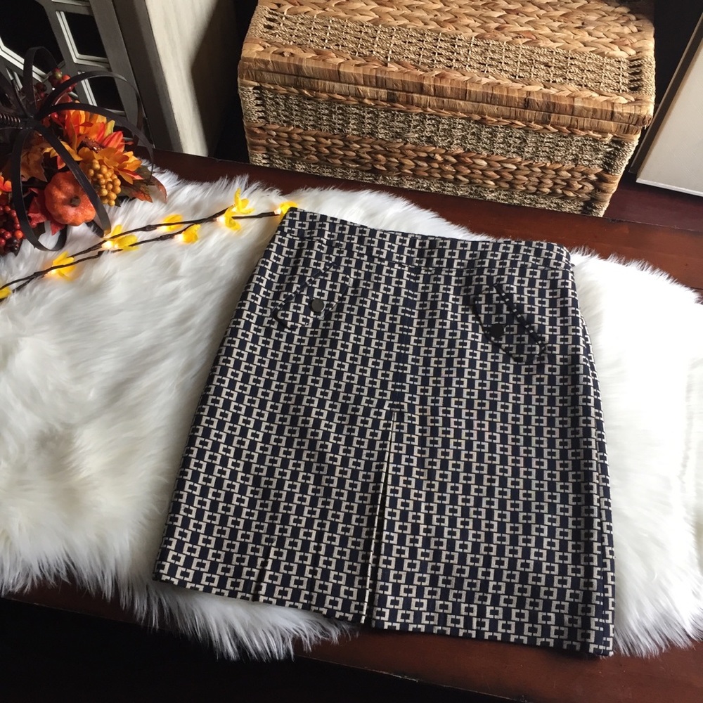 LOFT Petites Pocket Shift Skirt Sz 8P